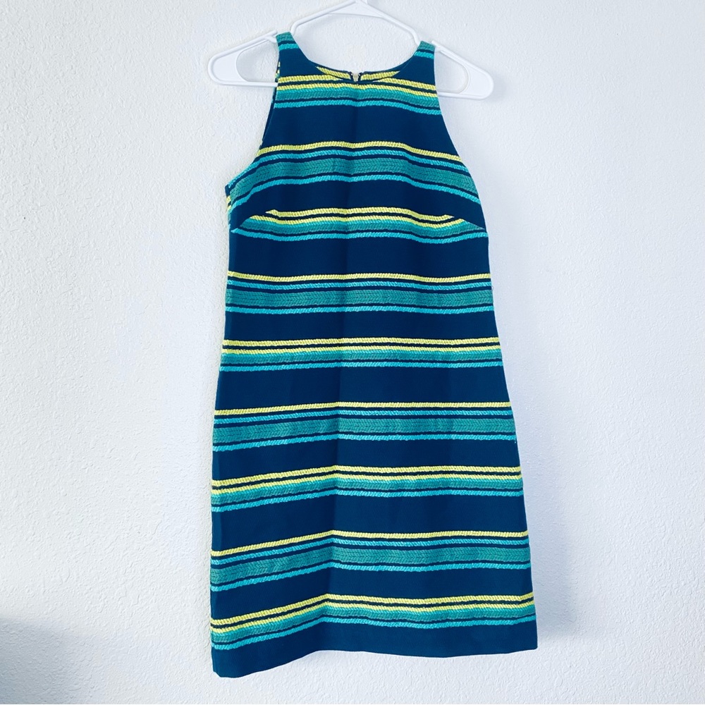 🍓 Vineyard Vines Striped Coastal Nautical Cotton Blend Tank Dress 2